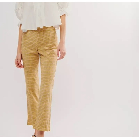 NWT Free People In My Feelings Slim Crop Pants - Picture 2 of 10